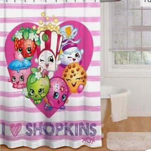 Shopkins shower curtain